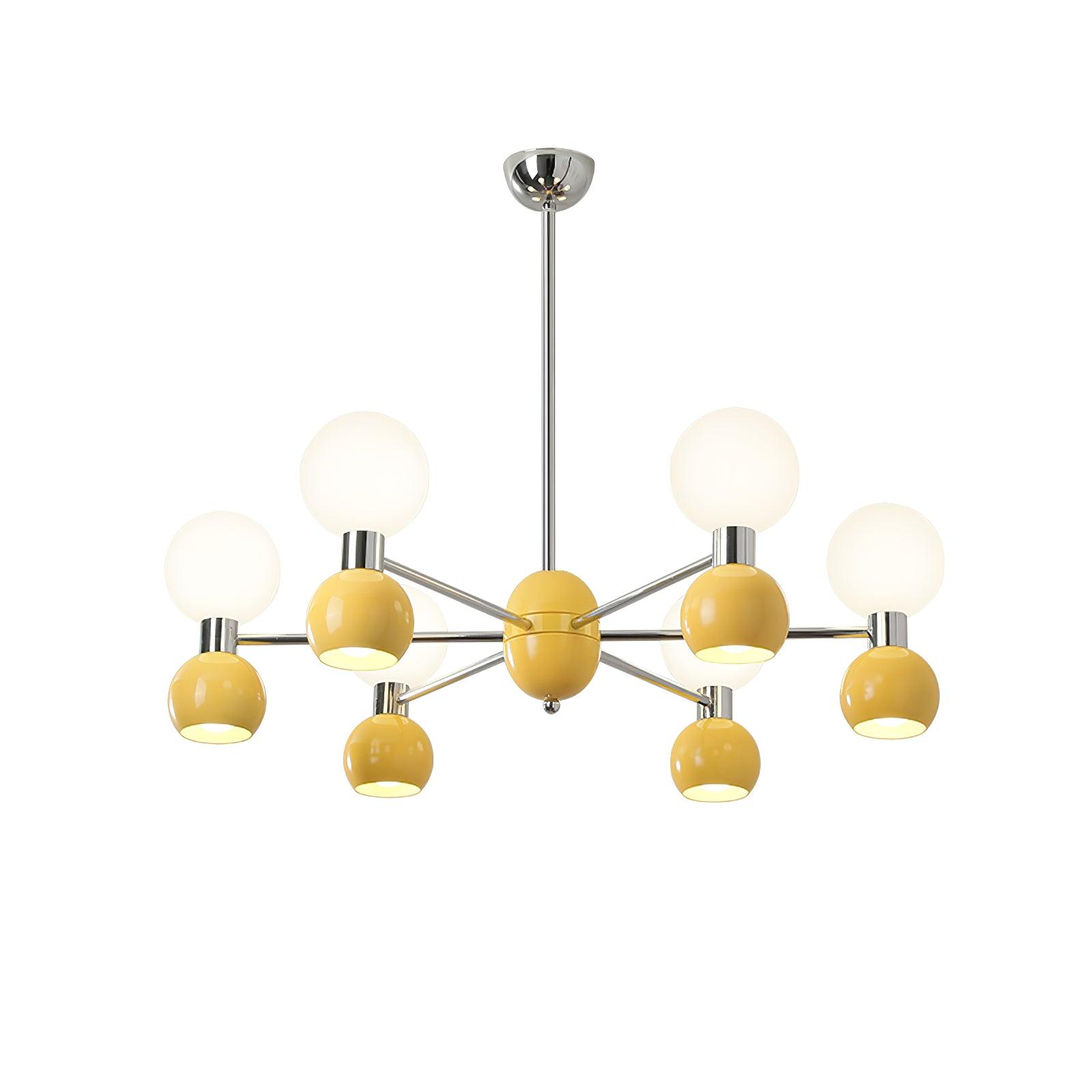 Vera Lustre Bicolore en Verre Élégant - Neutralighting