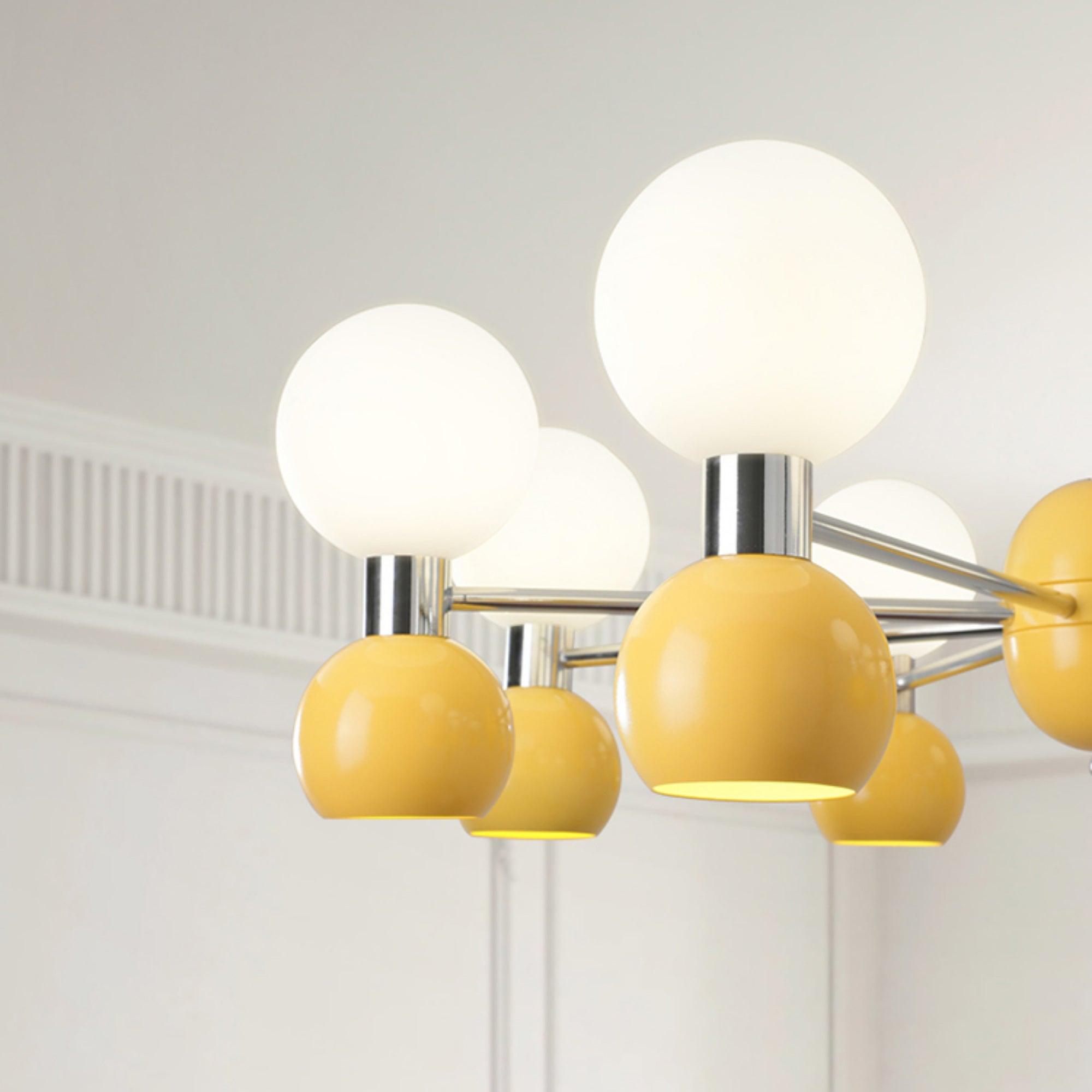 Vera Lustre Bicolore en Verre Élégant - Neutralighting