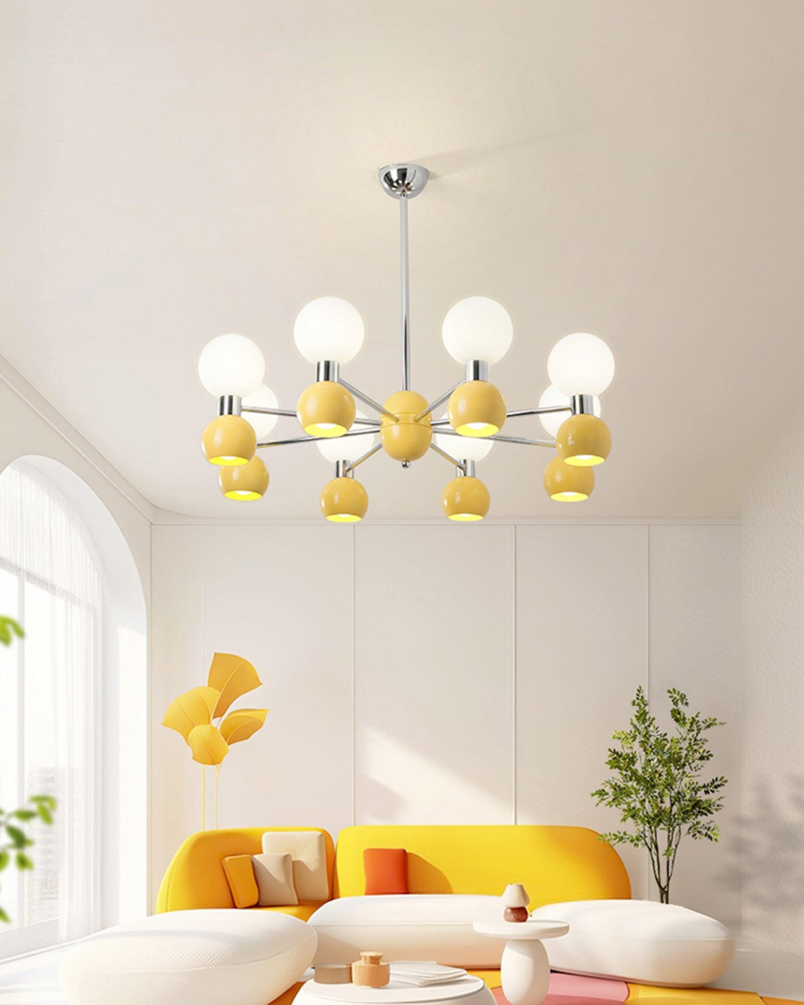 Vera Lustre Bicolore en Verre Élégant - Neutralighting
