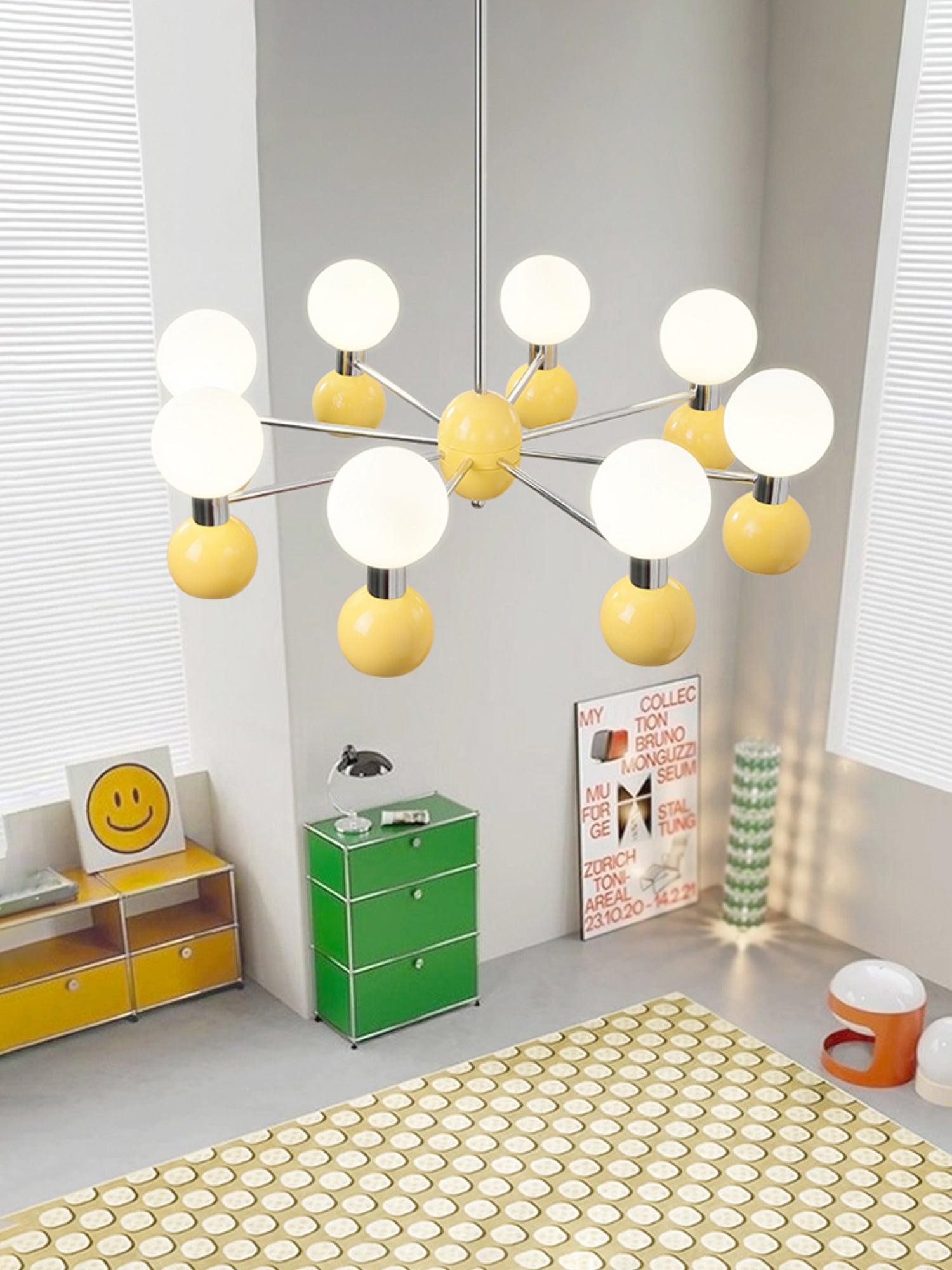 Vera Lustre Bicolore en Verre Élégant - Neutralighting