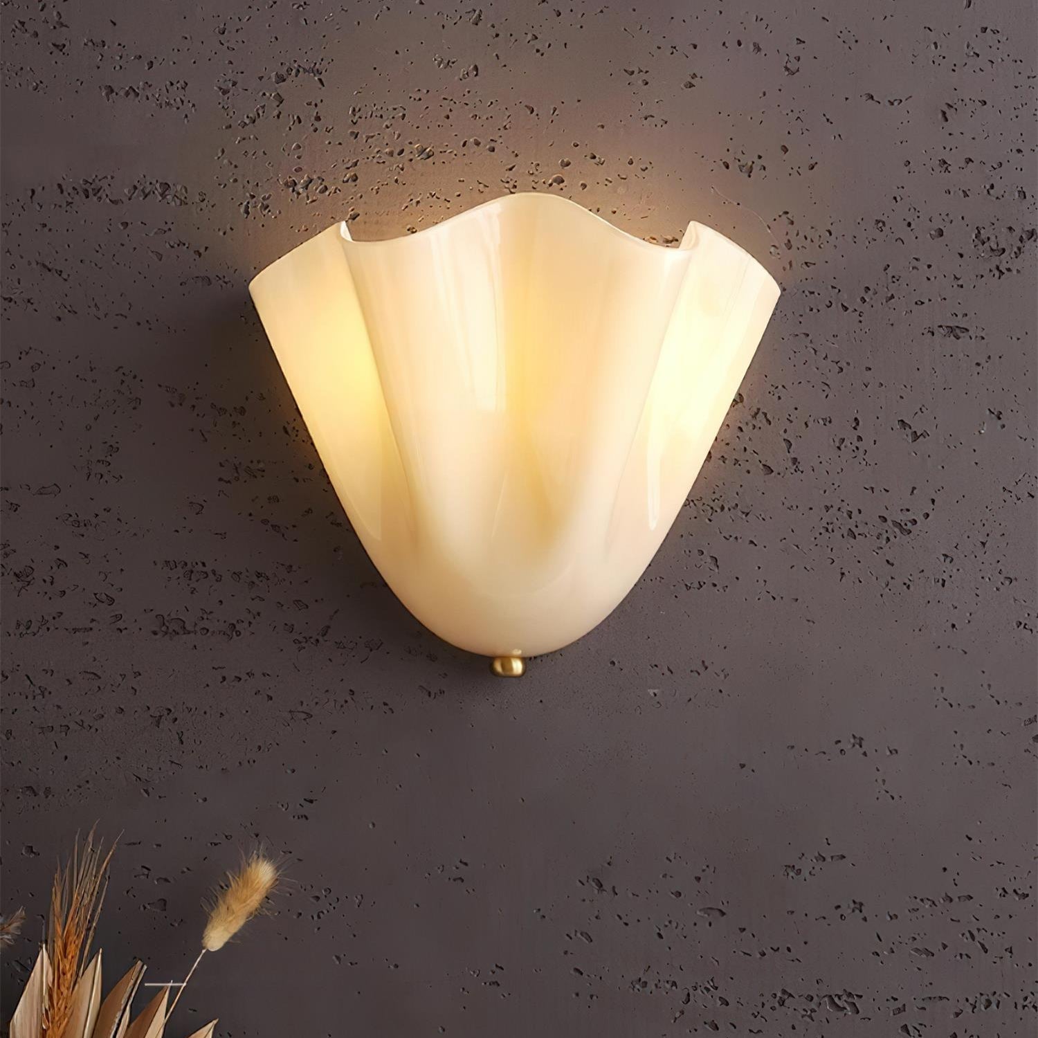 Elara Applique Murale Élégante en Verre - Neutralighting