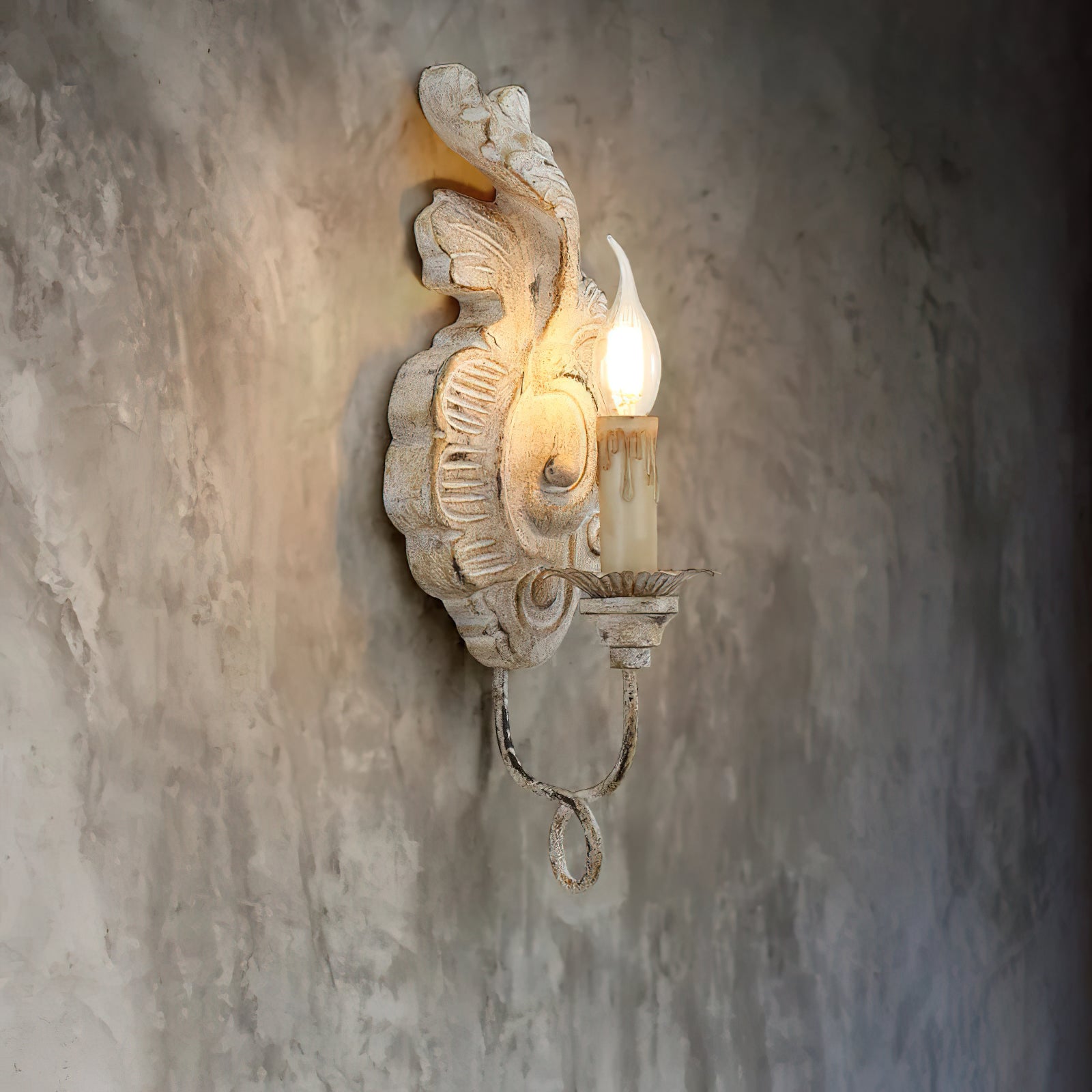 Olsilel Applique Murale Résine Métal Élégance Vintage - Neutralighting