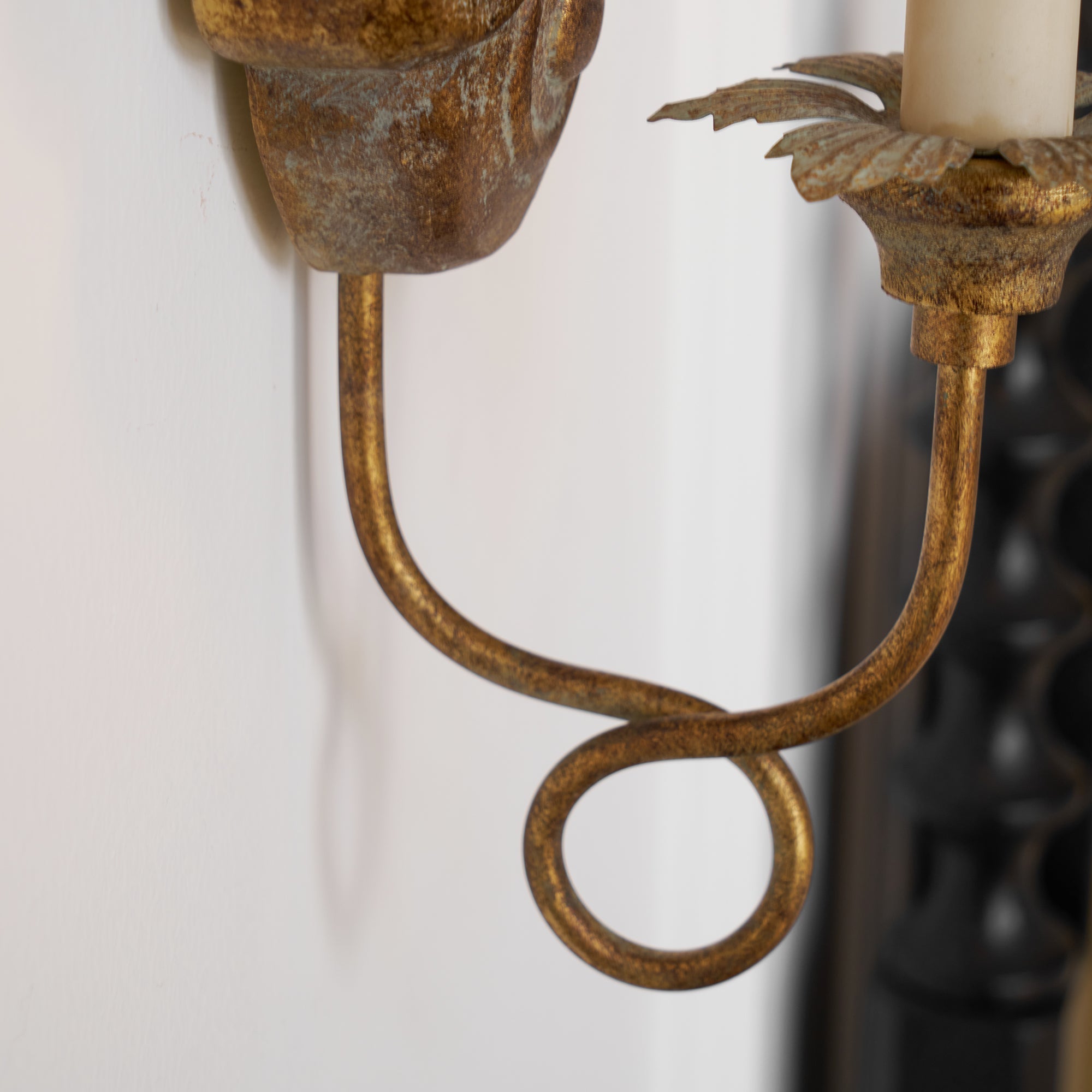 Olsilel Applique Murale Résine Métal Élégance Vintage - Neutralighting