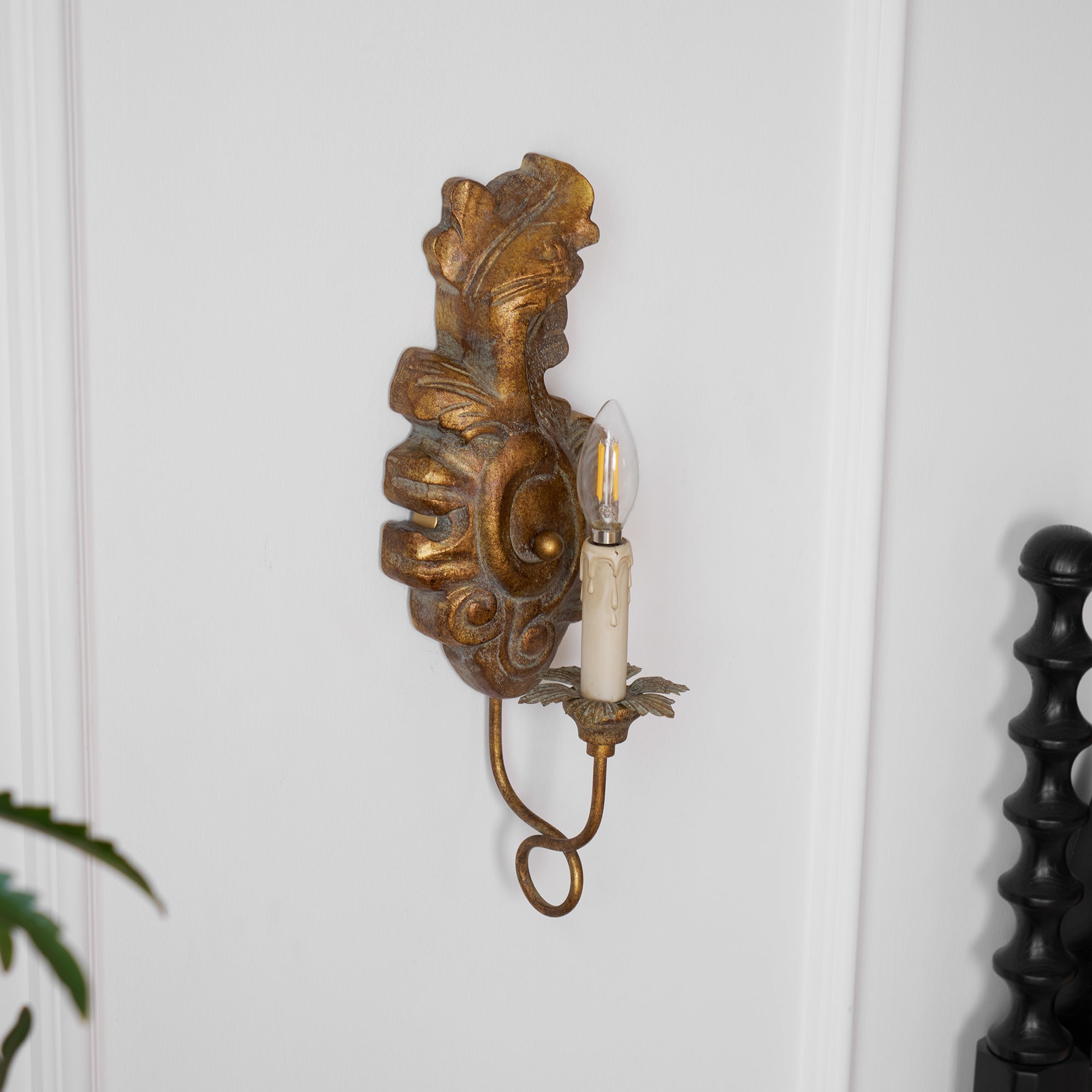 Olsilel Applique Murale Résine Métal Élégance Vintage - Neutralighting