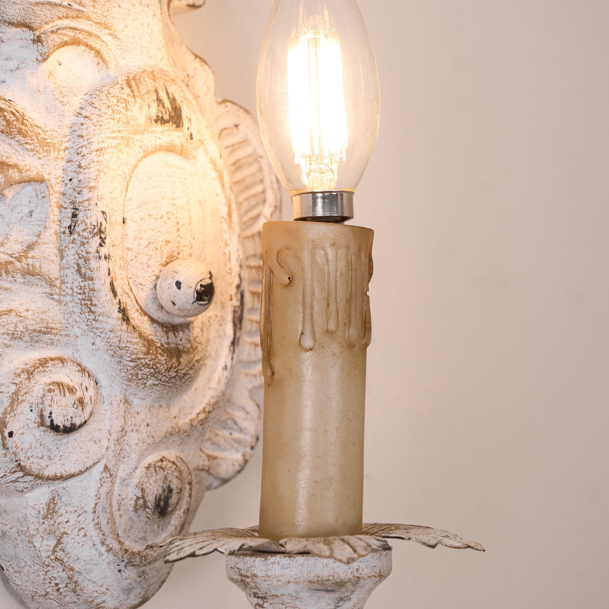 Olsilel Applique Murale Résine Métal Élégance Vintage - Neutralighting