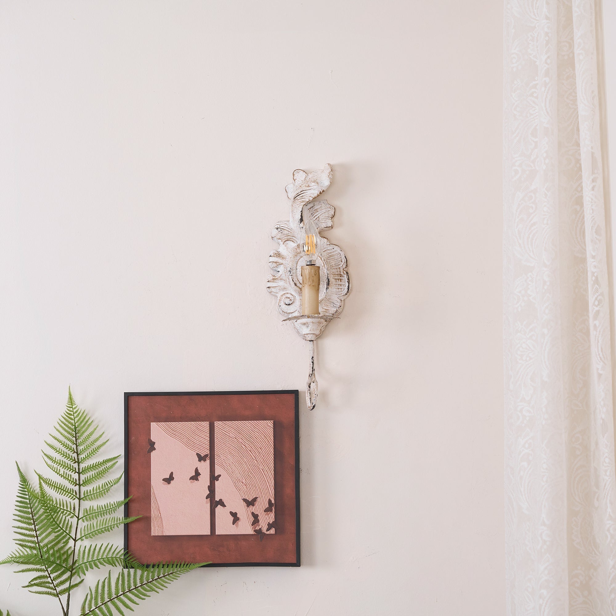 Louis Applique Murale Intérieure en Bois