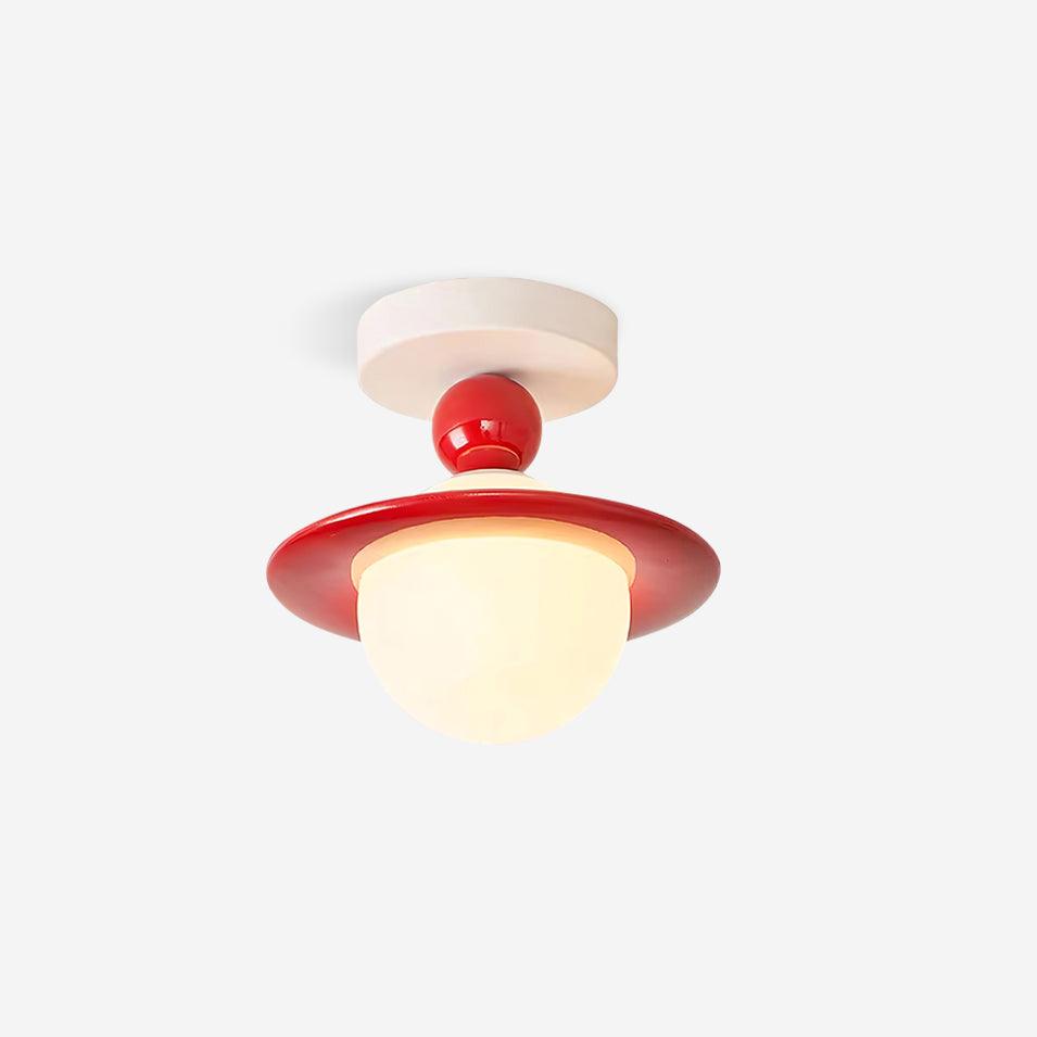 Pivoro Lustra Plafonnier Rouge Blanc - Neutralighting