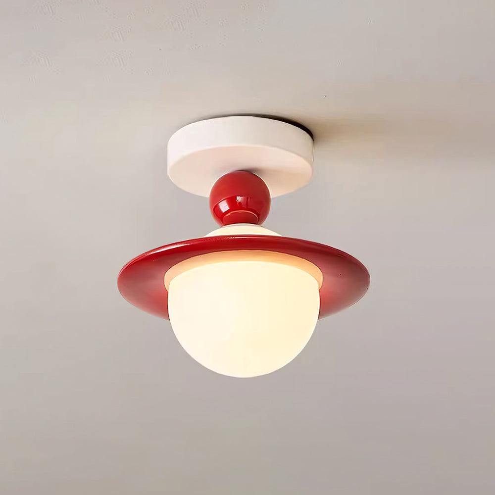 Pivoro Lustra Plafonnier Rouge Blanc - Neutralighting