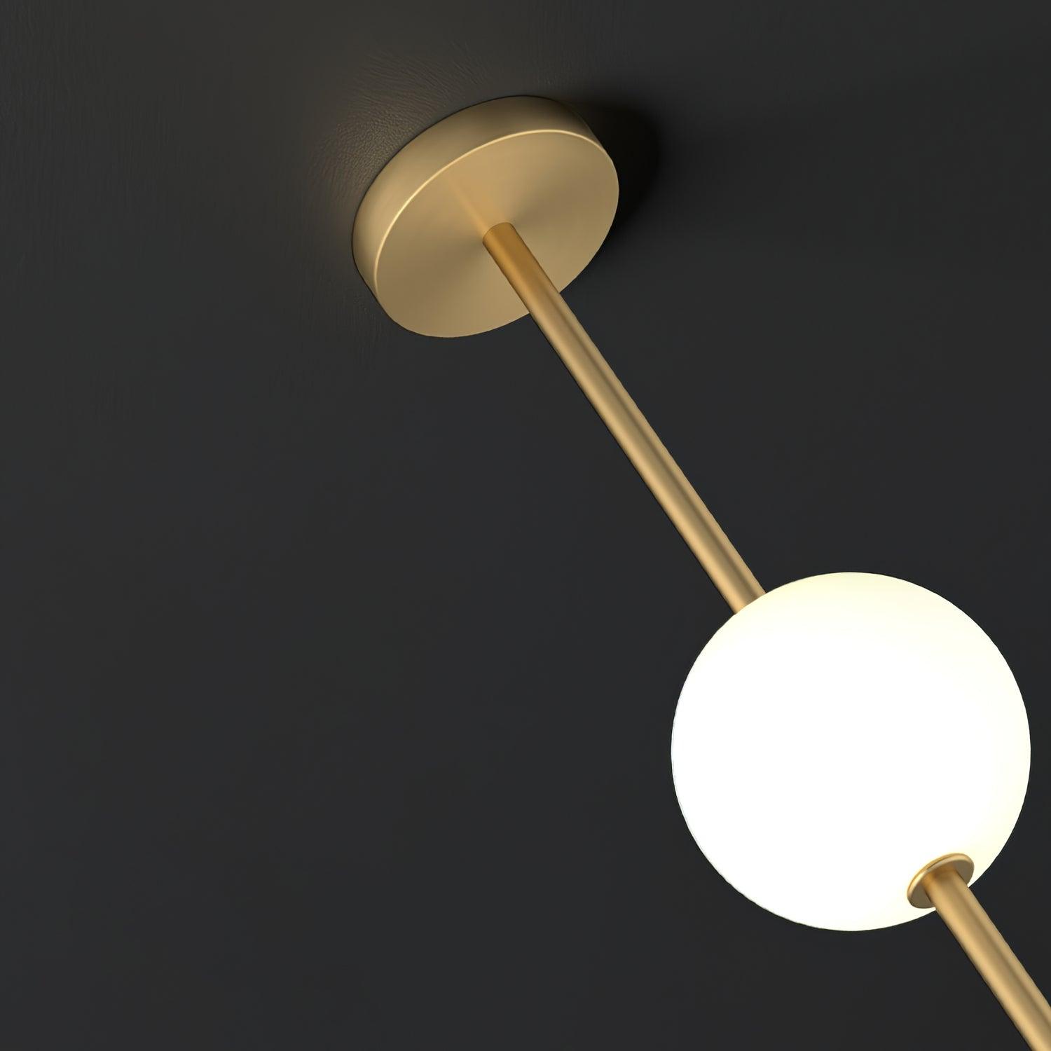 Halo Lampe suspendue moderne en laiton - Neutralighting