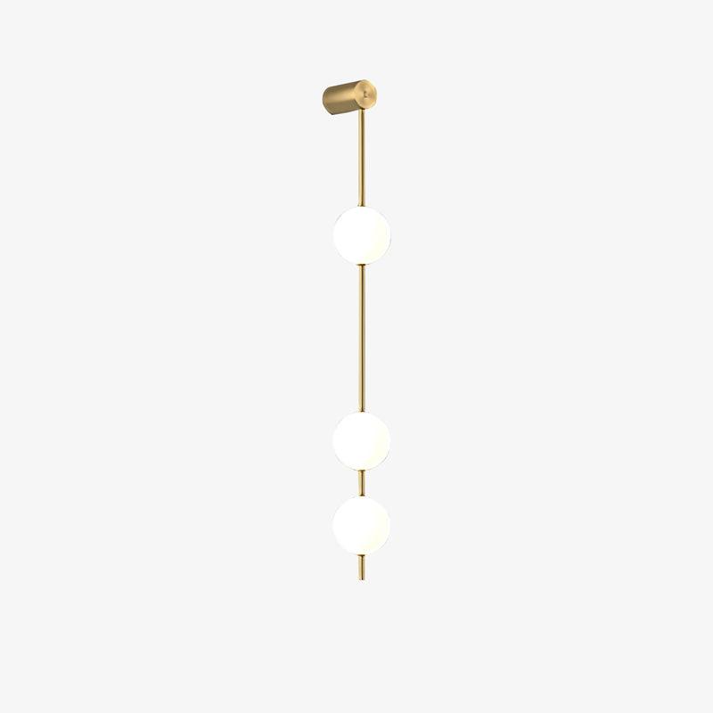 Lustra Applique Murale Sphères Verticales Laiton - Neutralighting