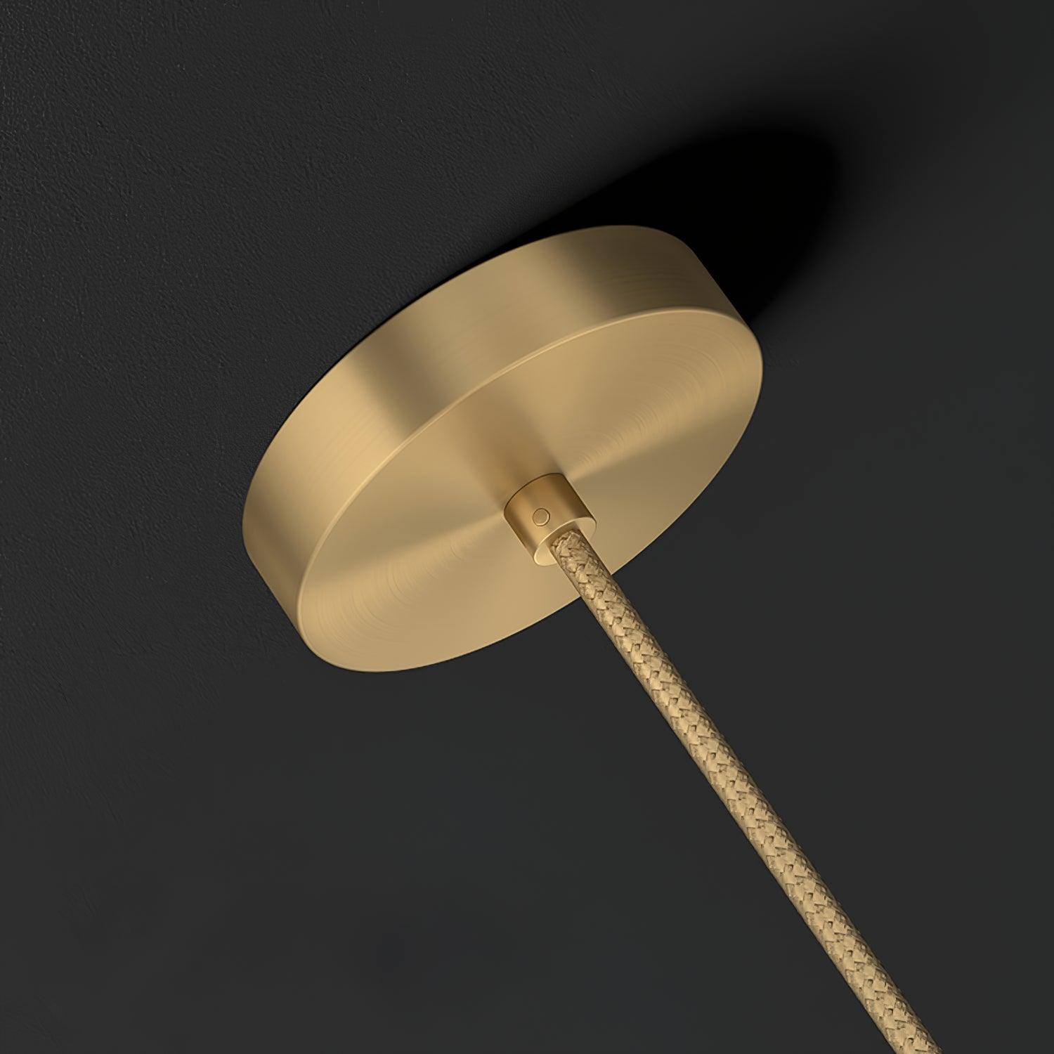 Velloran Lampe suspendue en laiton et plastique - Neutralighting