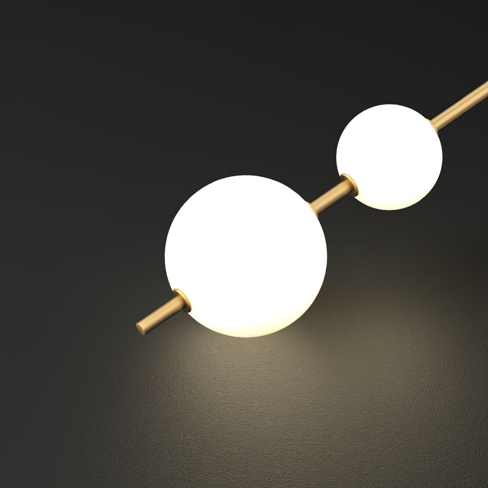 Velloran Lampe suspendue en laiton et plastique - Neutralighting