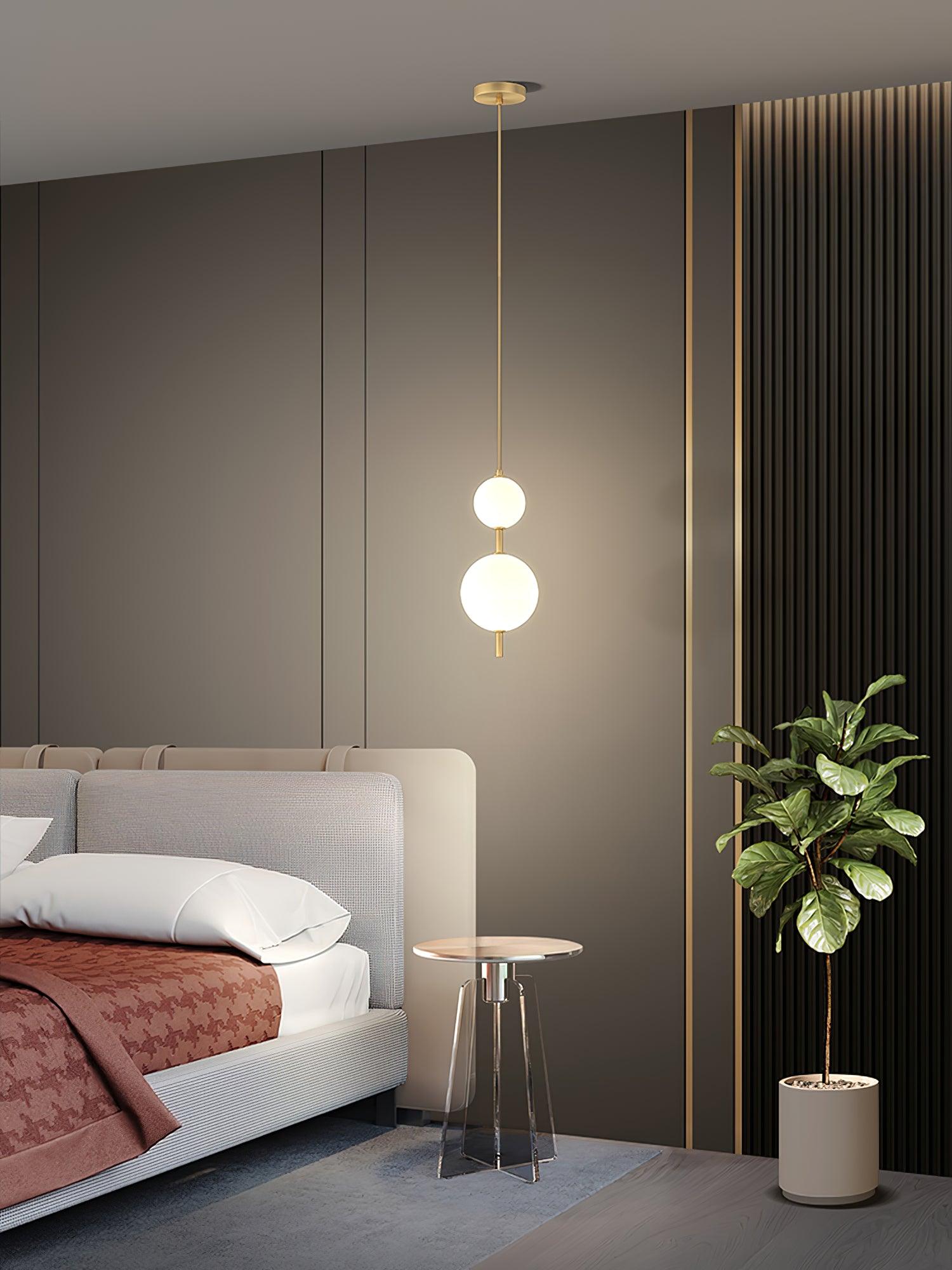 Velloran Lampe suspendue en laiton et plastique - Neutralighting