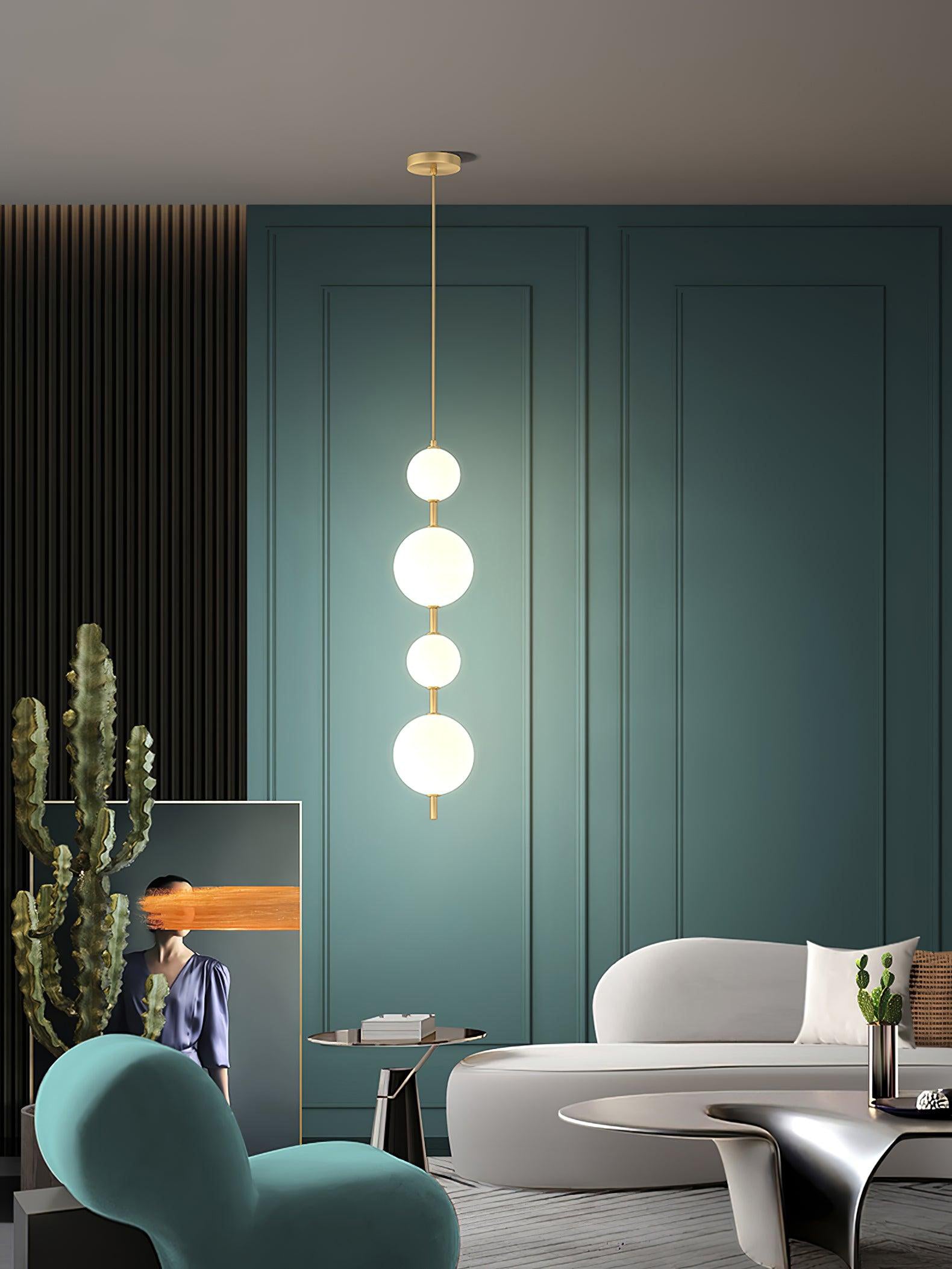 Velloran Lampe suspendue en laiton et plastique - Neutralighting