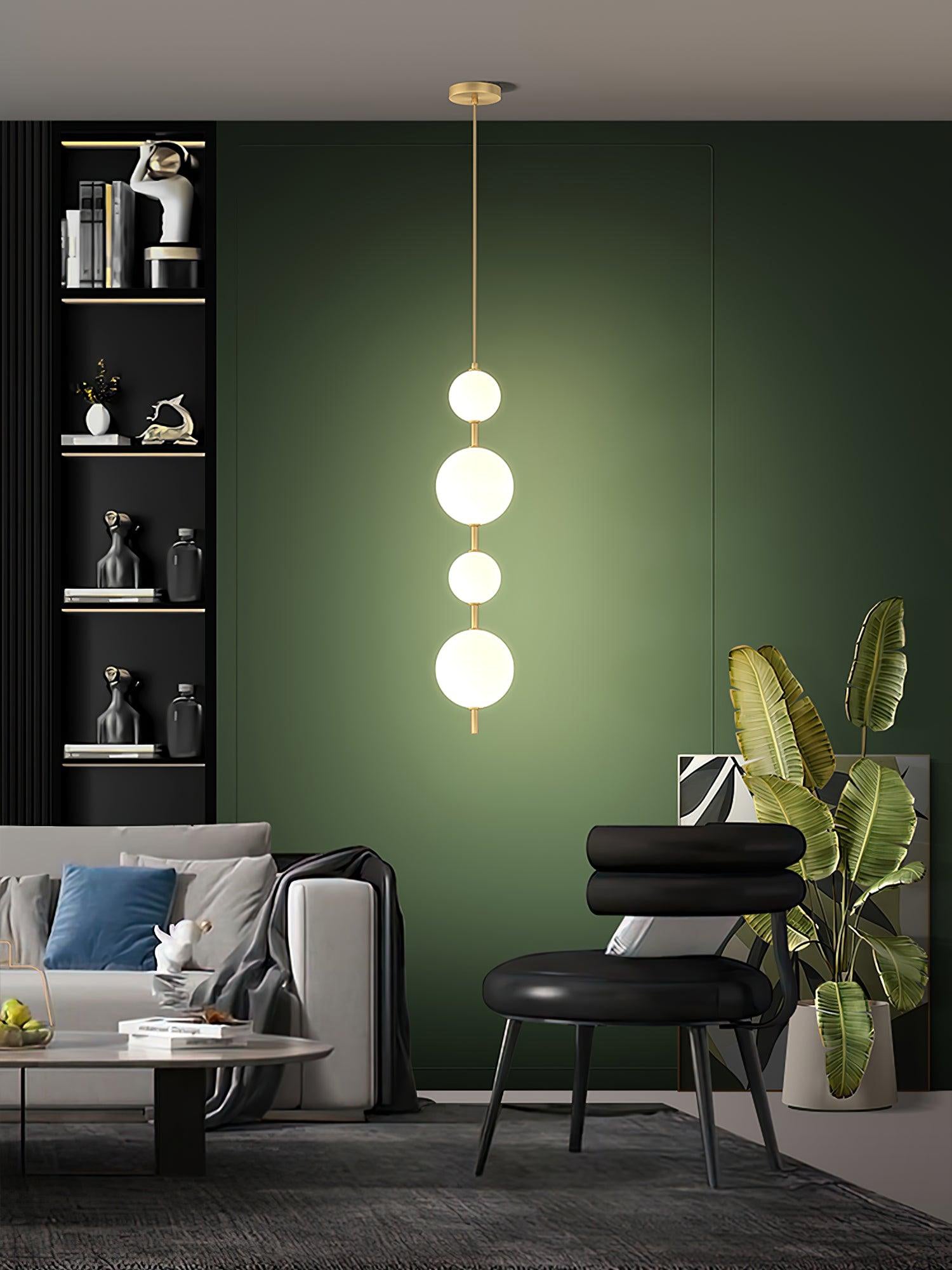 Velloran Lampe suspendue en laiton et plastique - Neutralighting