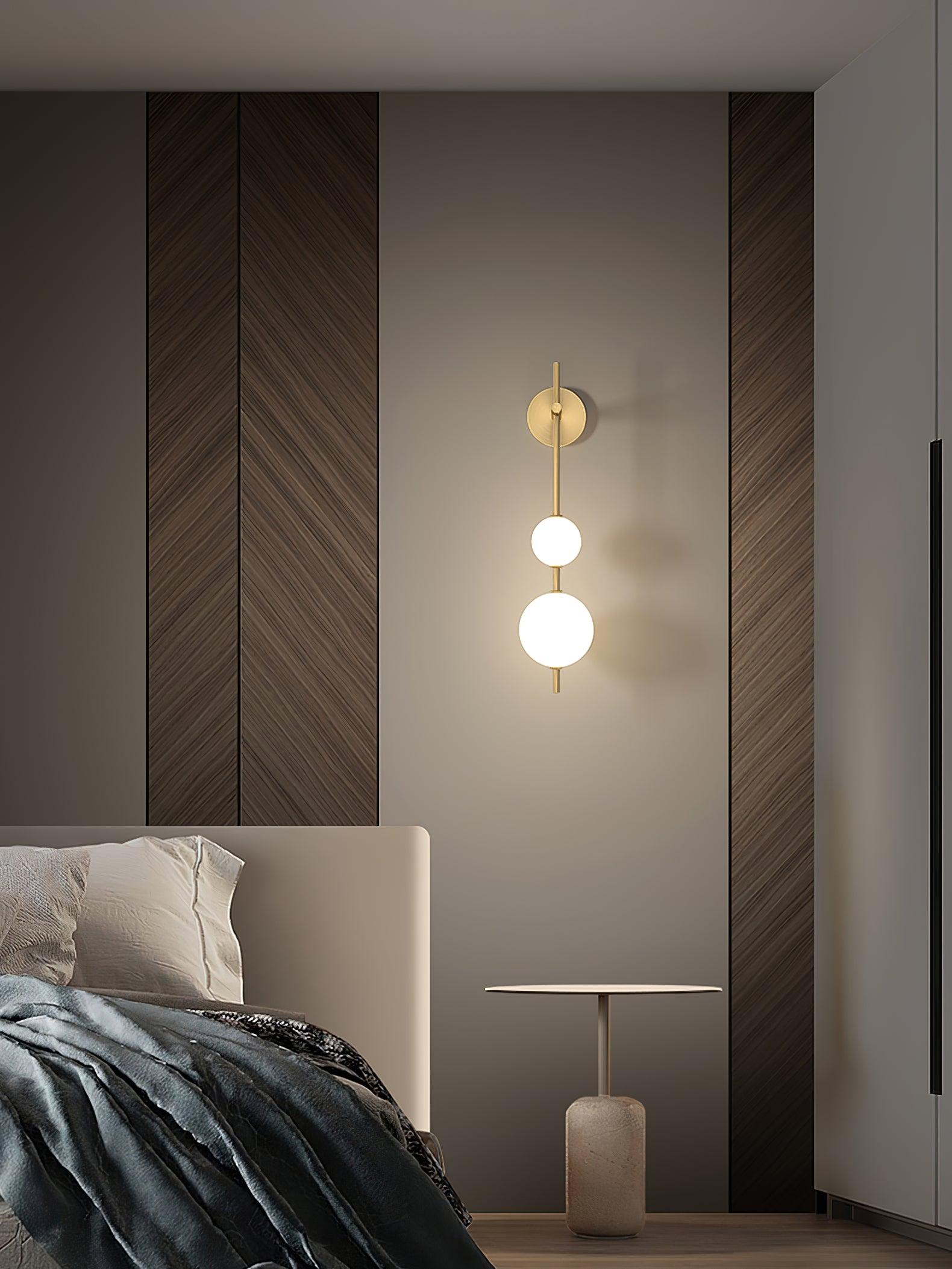 Ilraeia Vertical Globe Plug-in Wall Lamp - Neutralighting