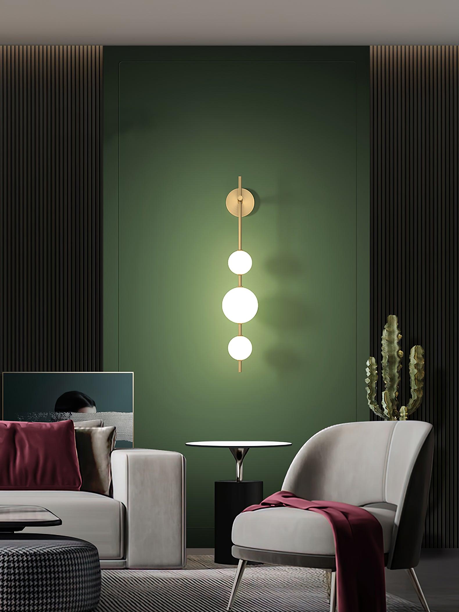 Lustra Applique Murale Globe Vertical Minimaliste - Neutralighting
