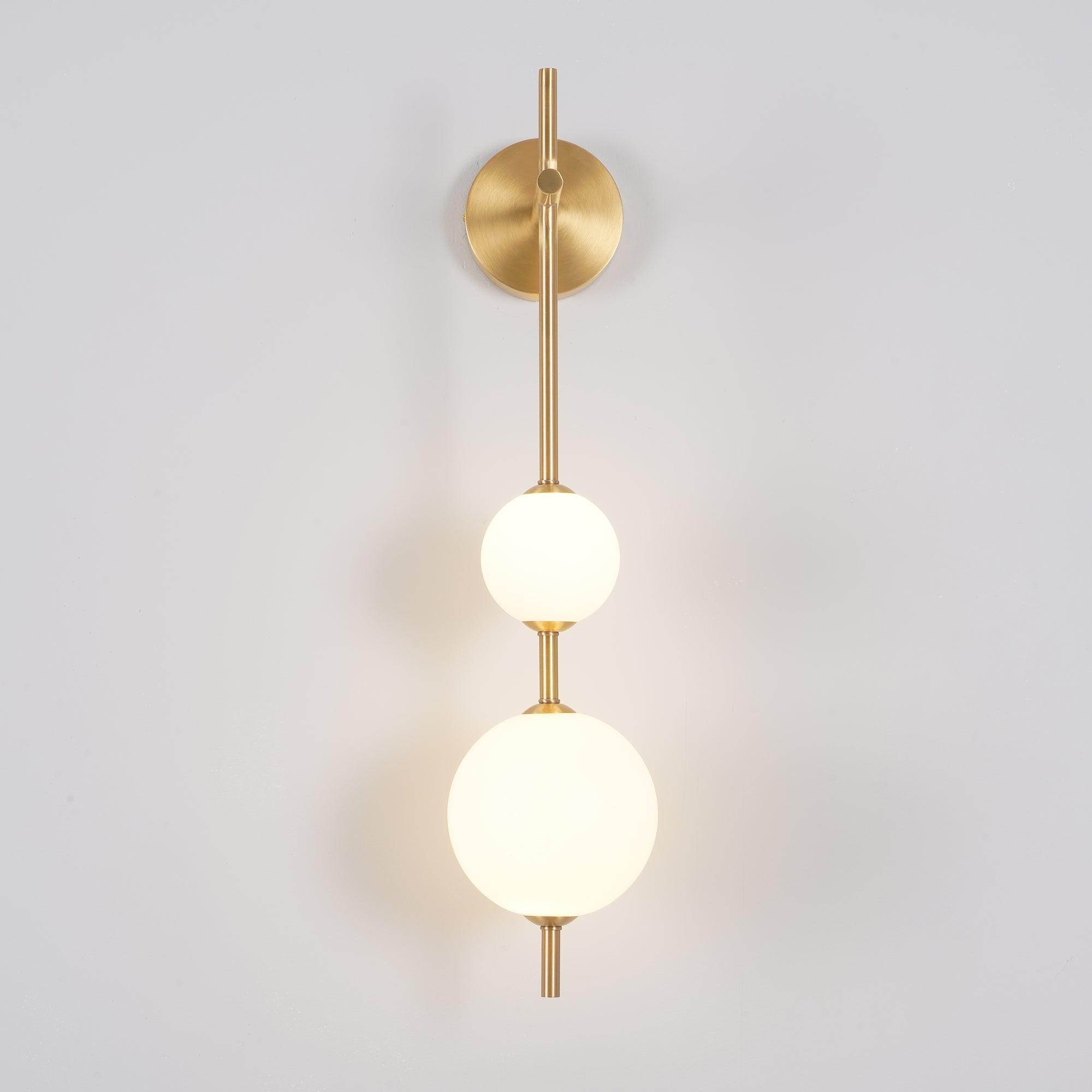 Ilraeia Vertical Globe Plug-in Wall Lamp - Neutralighting