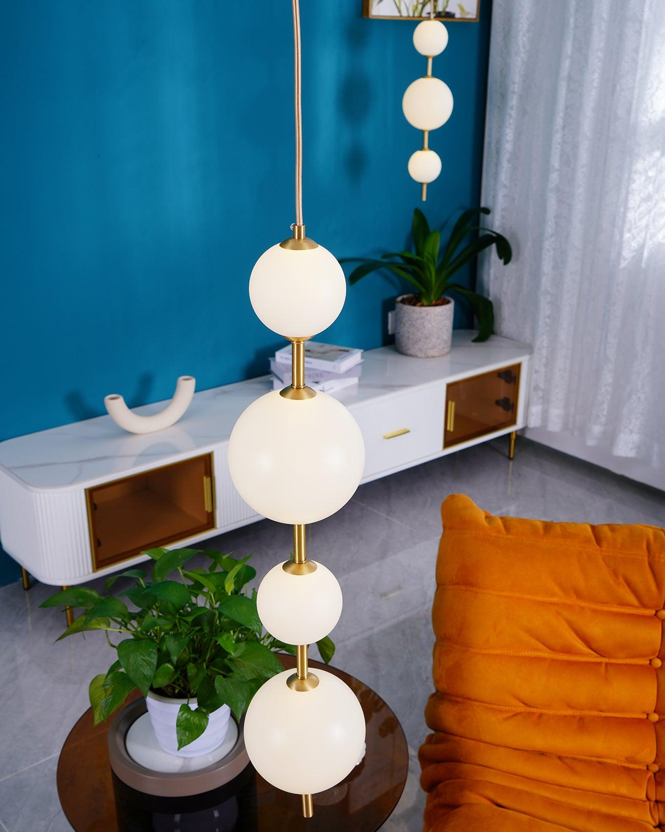 Velloran Lampe suspendue en laiton et plastique - Neutralighting