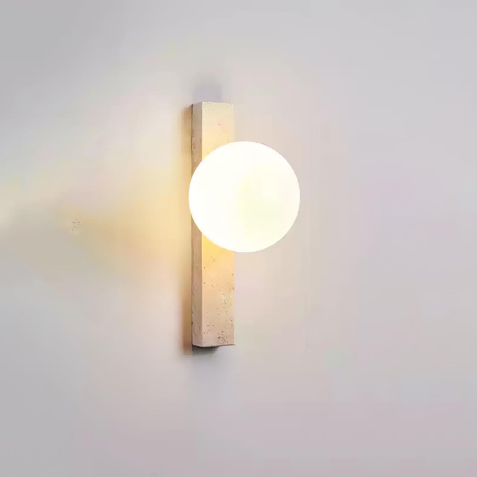 Zoshaira Applique Murale Minimaliste en Travertin - Neutralighting