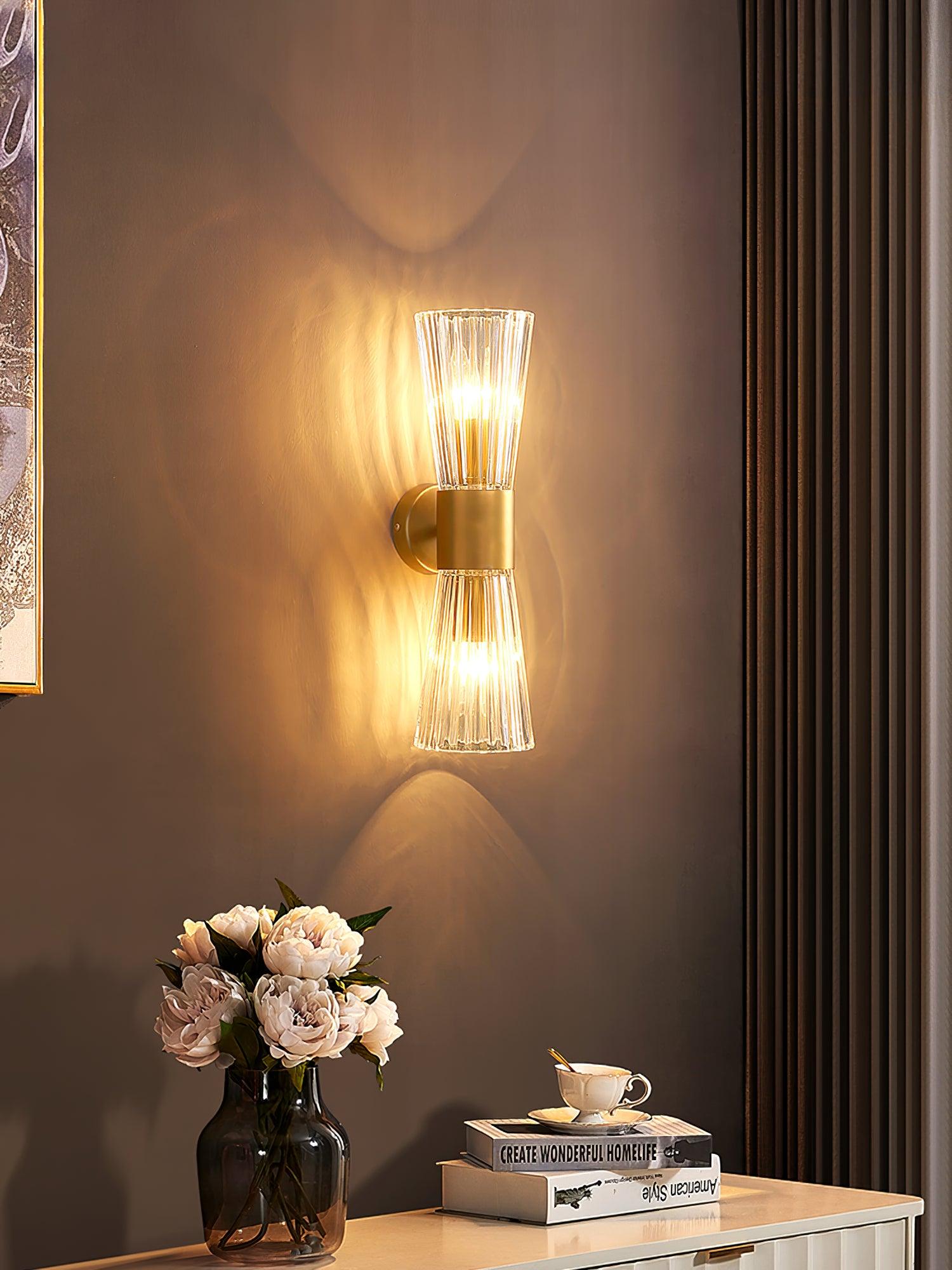 Elyral Lampe Murale Artistique en Cristal - Neutralighting