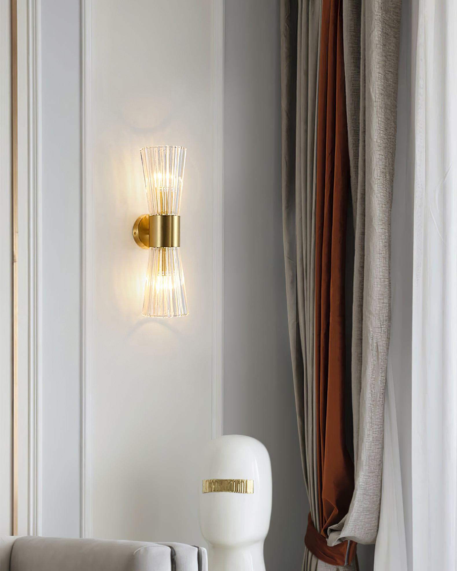 Elyral Lampe Murale Artistique en Cristal - Neutralighting