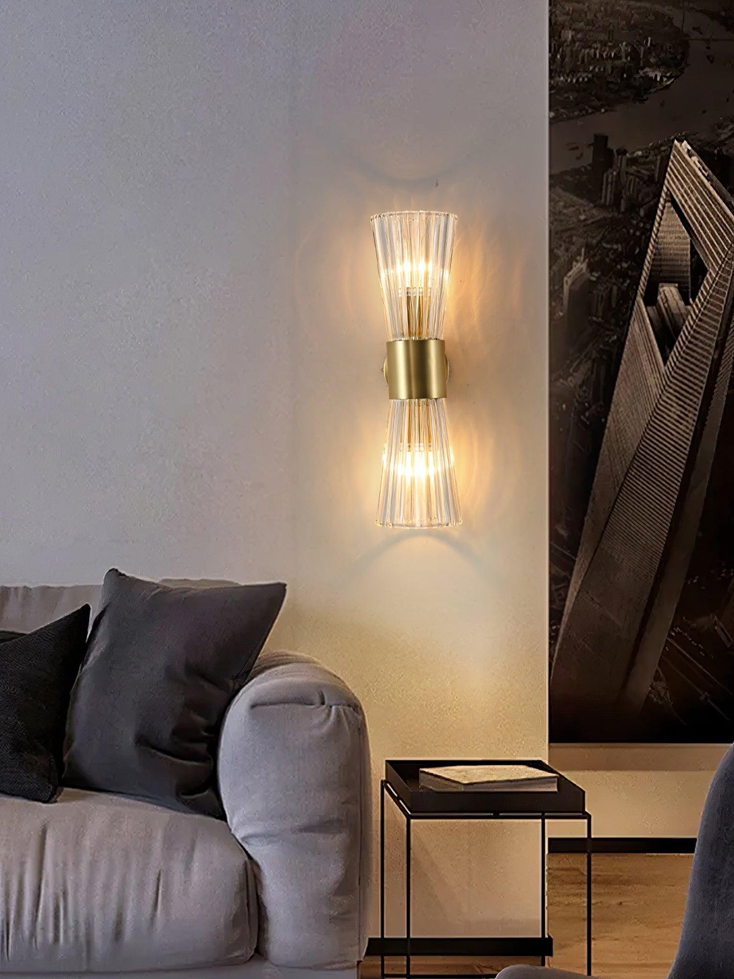 Elyral Lampe Murale Artistique en Cristal - Neutralighting