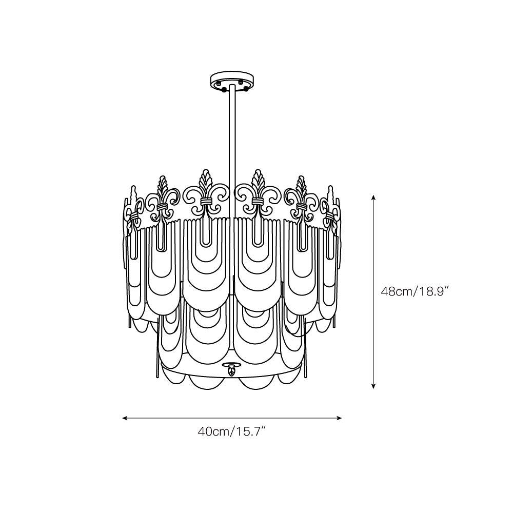 Cashaor Lustre Cristal Laiton Luxe Postmoderne - Neutralighting