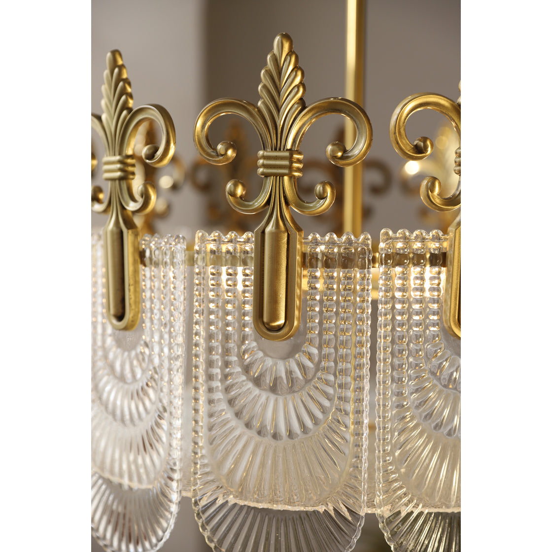 Cashaor Lustre Cristal Laiton Luxe Postmoderne - Neutralighting