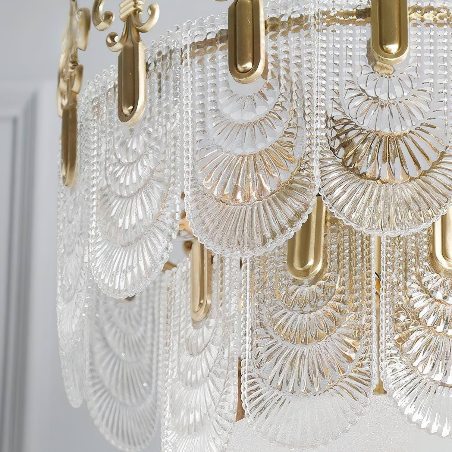 Cashaor Lustre Cristal Laiton Luxe Postmoderne - Neutralighting