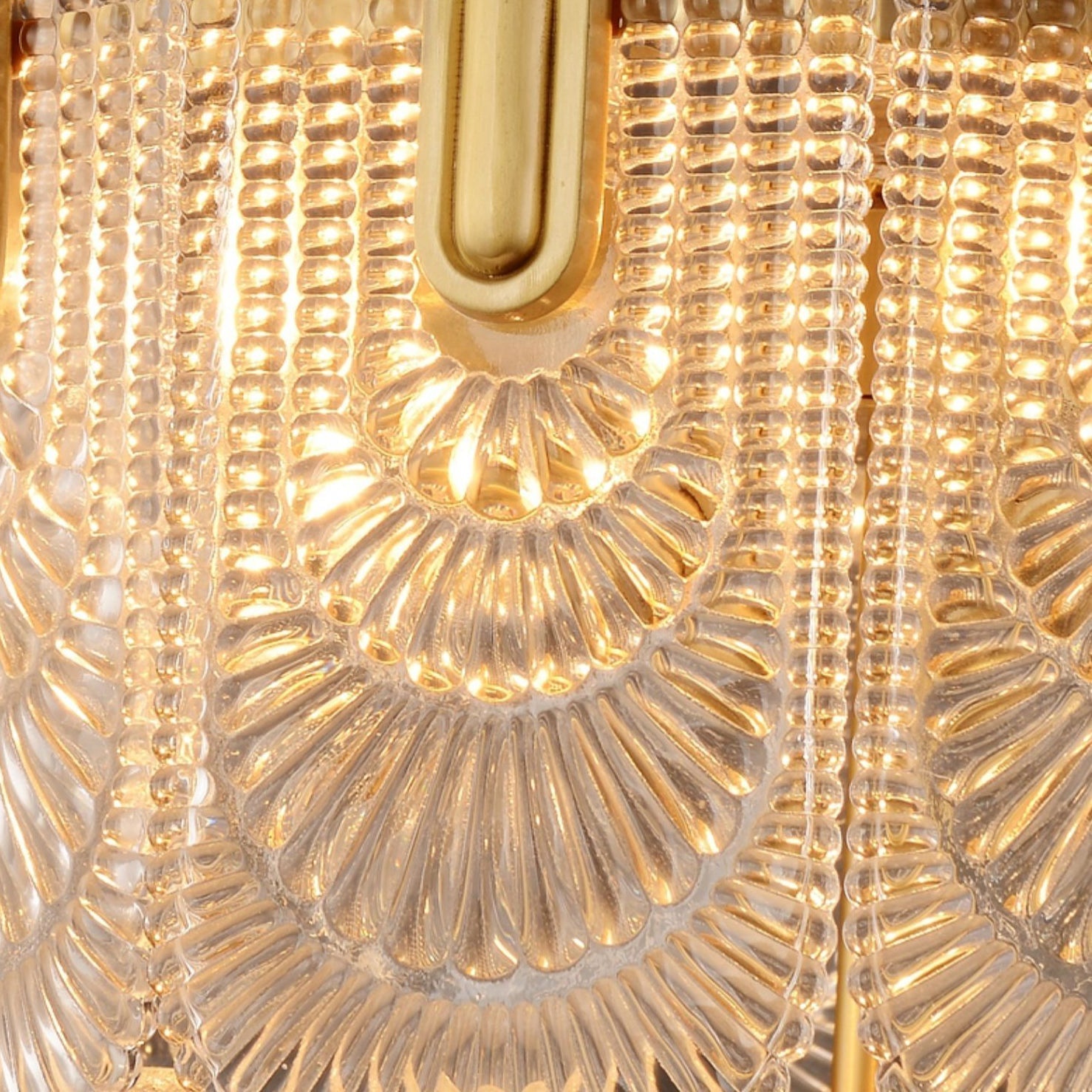Cashaor Lustre Cristal Laiton Luxe Postmoderne - Neutralighting