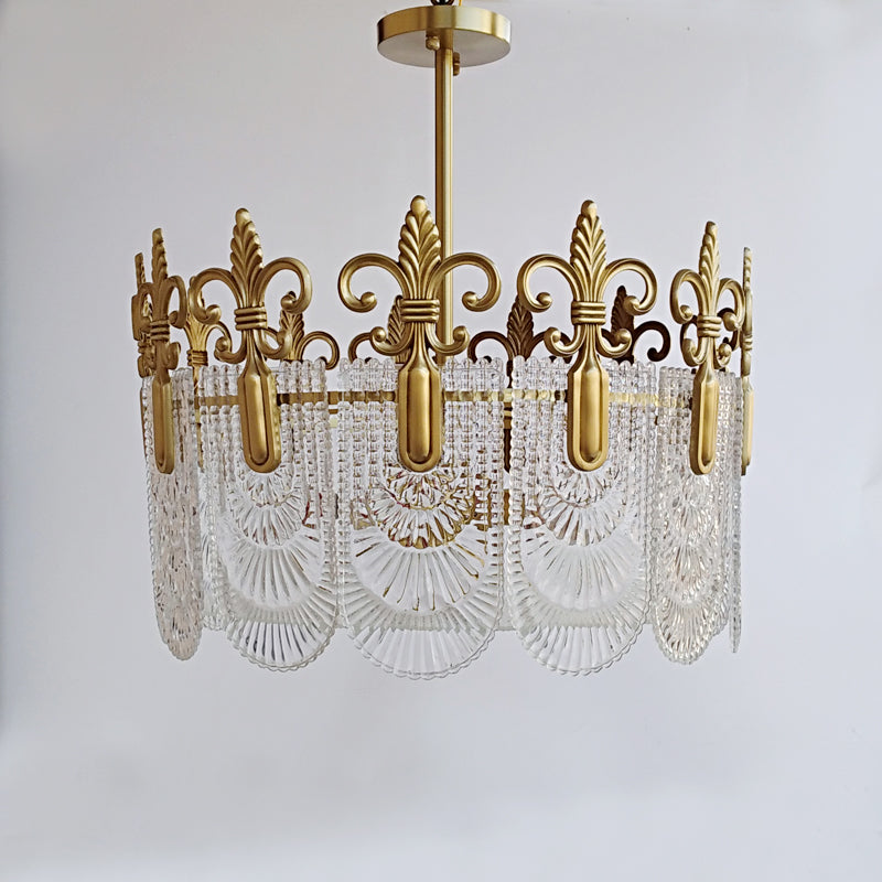 Cashaor Lustre Cristal Laiton Luxe Postmoderne - Neutralighting