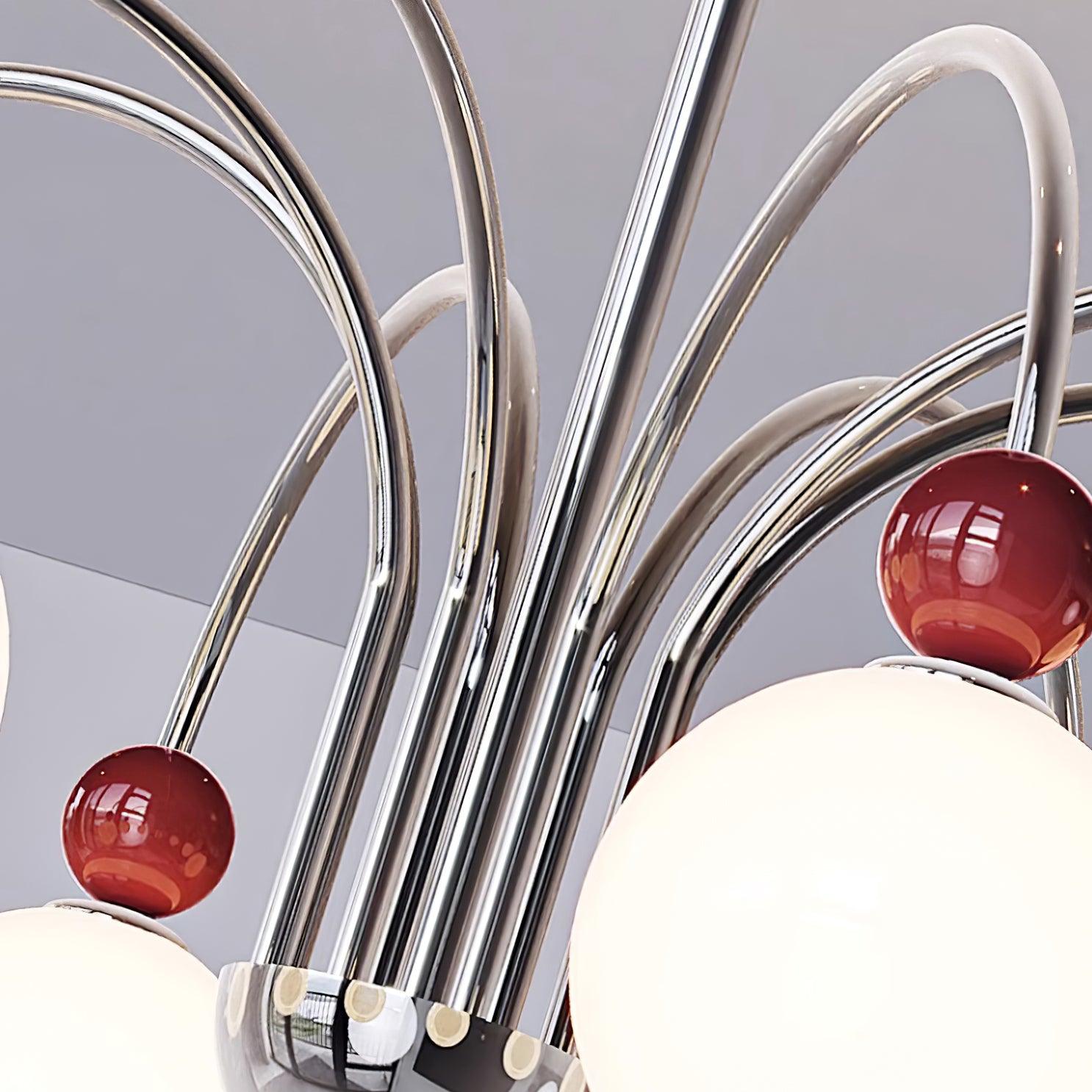 Vierra Lustra Lustre Carisa Rouge Vert Moderne - Neutralighting