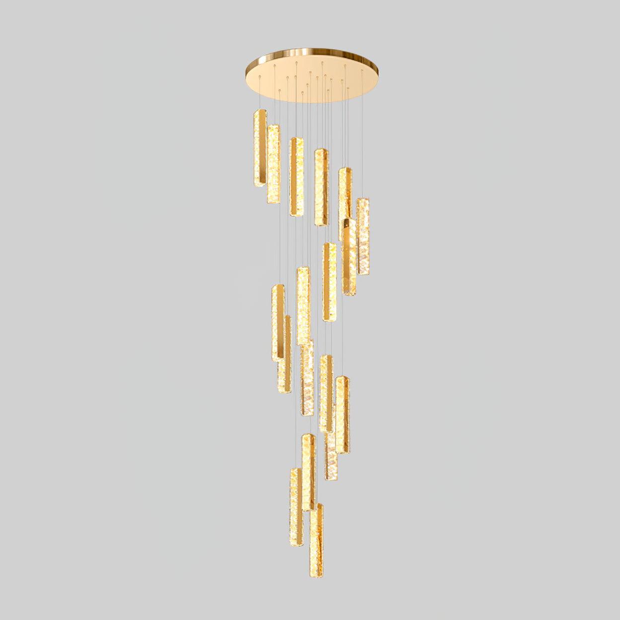 Lustra Lustre Villa Forci Suspension Argentée Moderne - Neutralighting