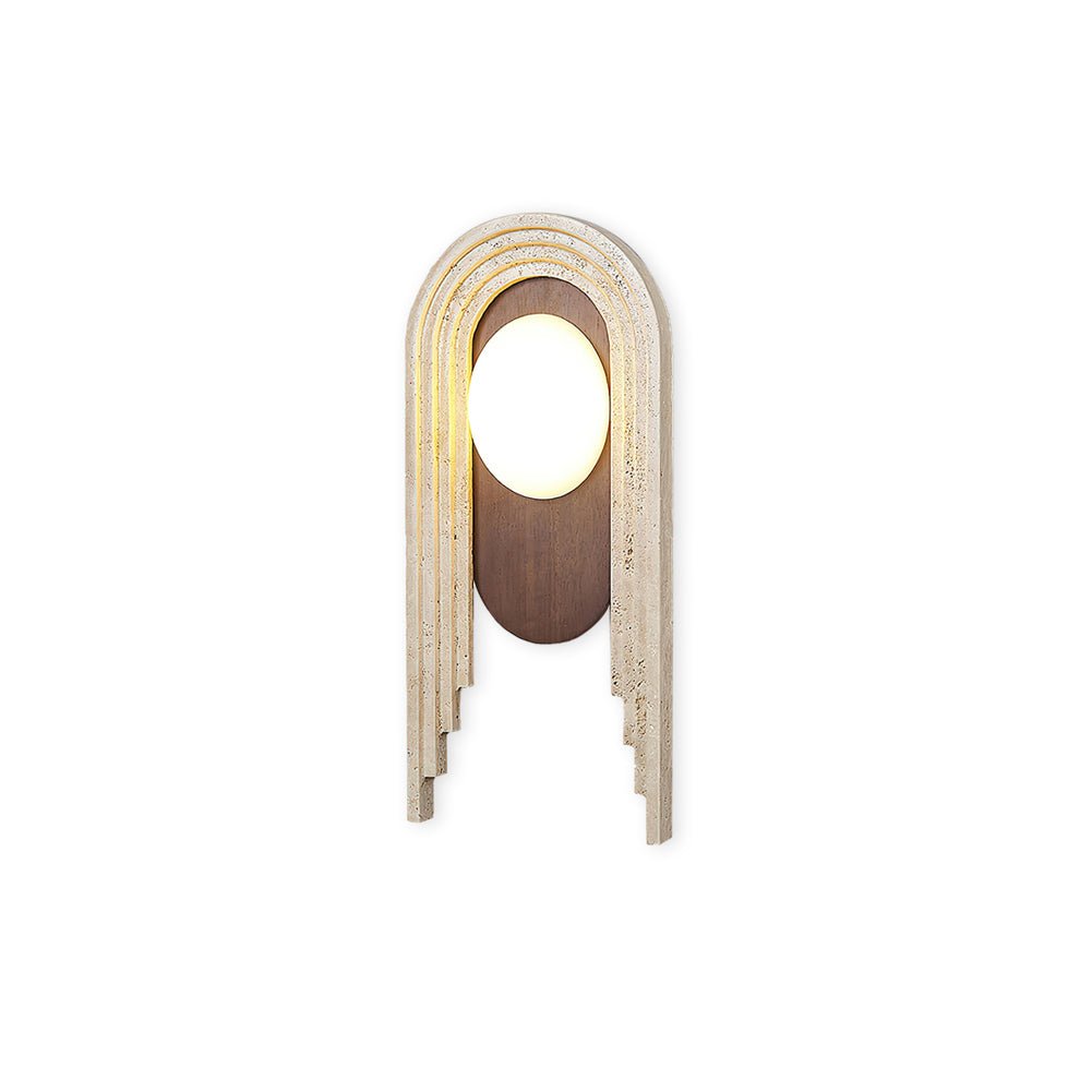 Uloryra Applique Murale Minimaliste en Travertin - Neutralighting