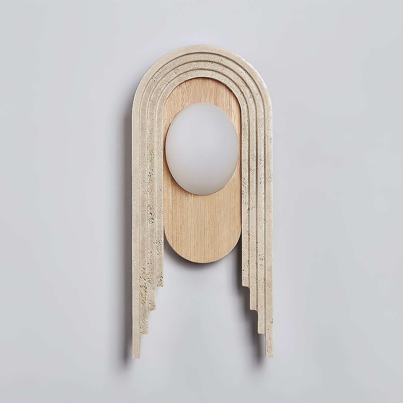 Uloryra Applique Murale Minimaliste en Travertin - Neutralighting