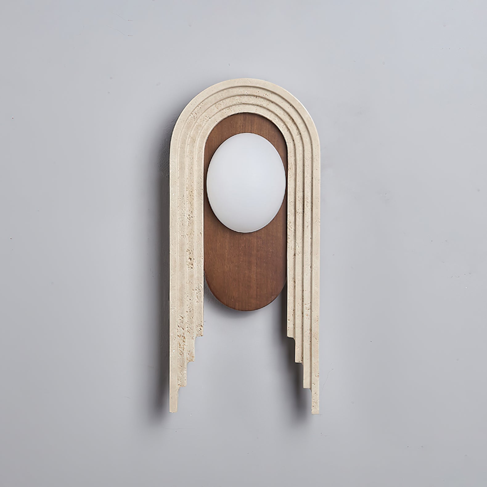 Uloryra Applique Murale Minimaliste en Travertin - Neutralighting