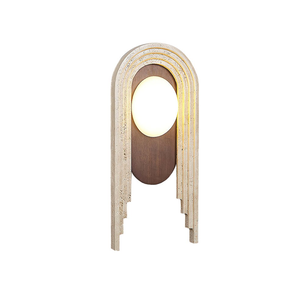 Uloryra Applique Murale Minimaliste en Travertin - Neutralighting
