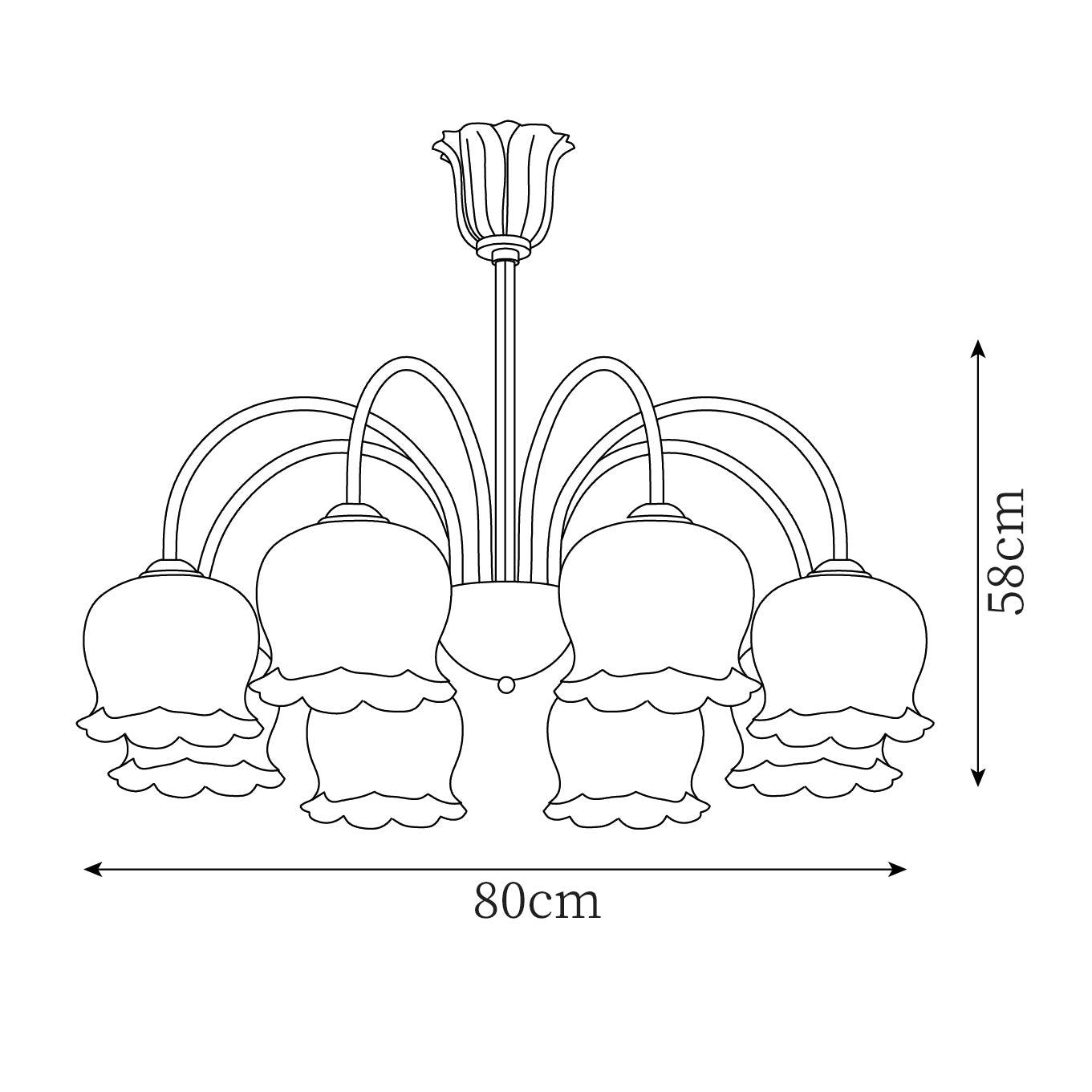 Fionel Lustre en Verre Pétale Floral - Neutralighting