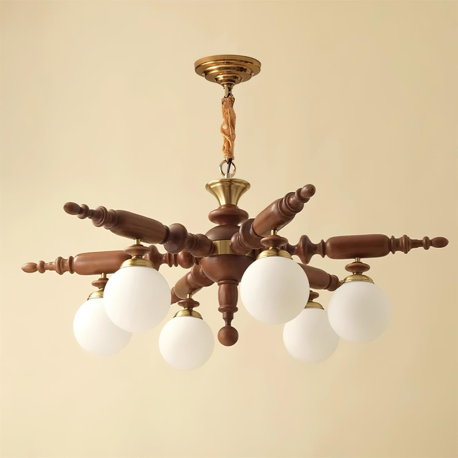 Juvian Wooden Chandelier - Letslighting