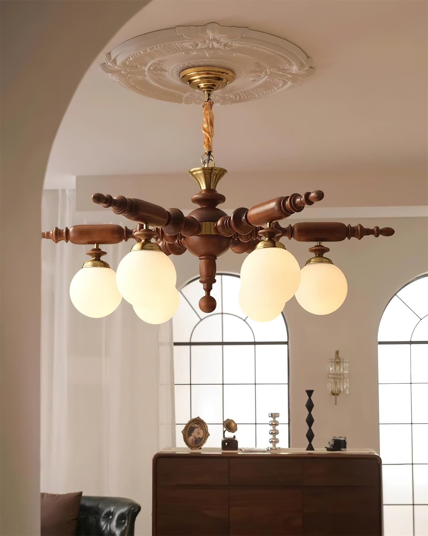 Juvian Wooden Chandelier - Letslighting