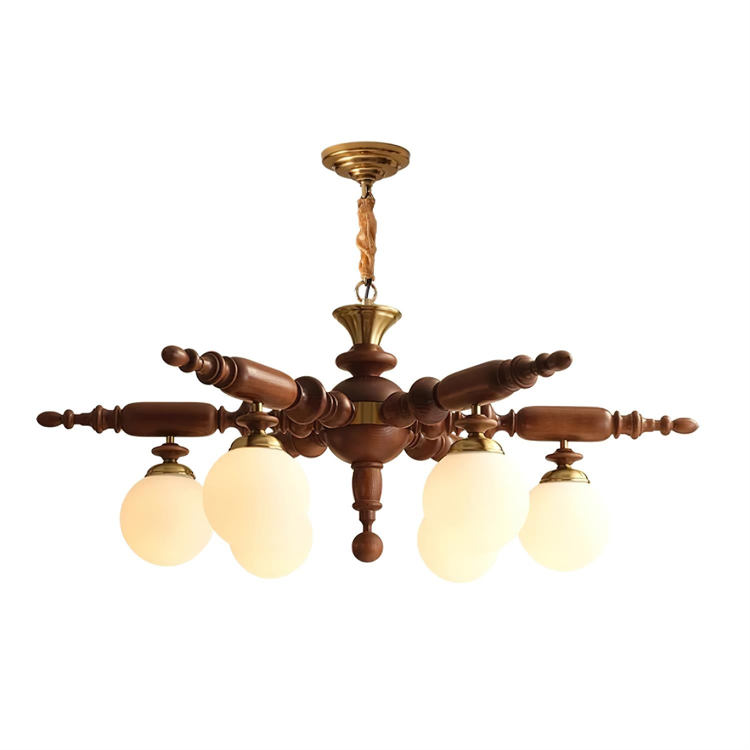 Juvian Wooden Chandelier - Letslighting