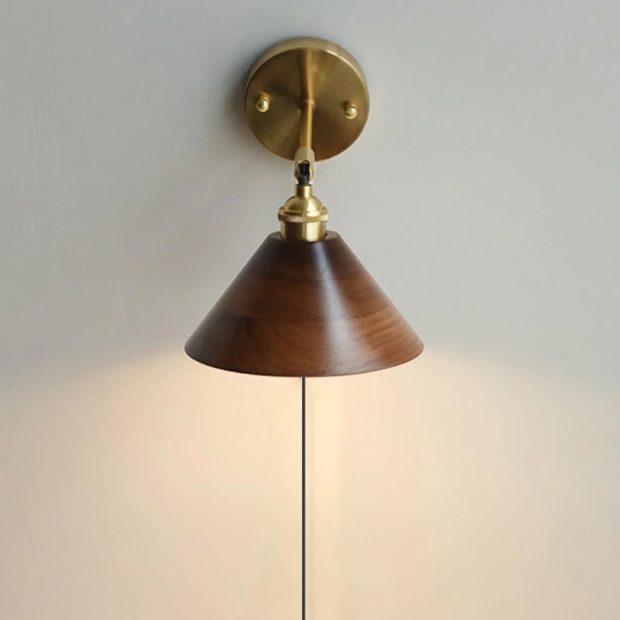 Eira Applique Murale Vintage avec Interrupteur à Chaînette - Neutralighting