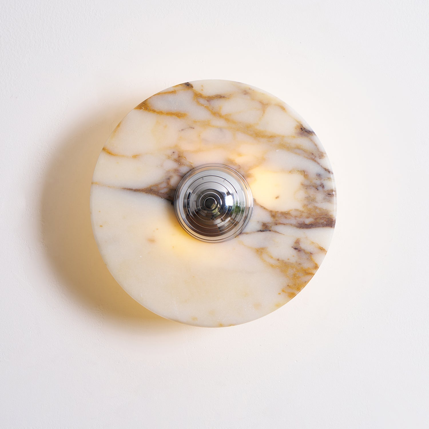 Sfera Applique Murale Moderne LED Disque en Marbre - Neutralighting