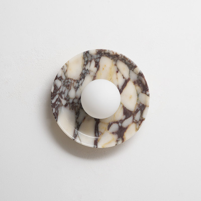 Cacariel Applique Murale Minimaliste Marbre Verre - Neutralighting