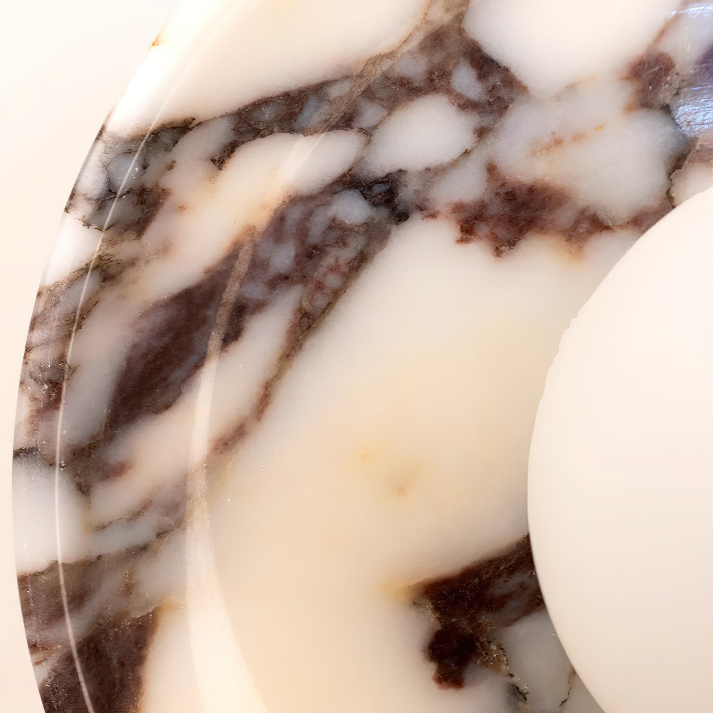 Cacariel Applique Murale Minimaliste Marbre Verre - Neutralighting