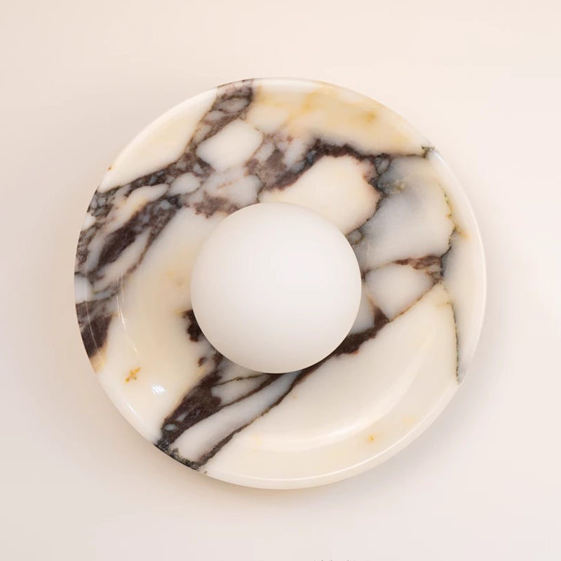 Cacariel Applique Murale Minimaliste Marbre Verre - Neutralighting