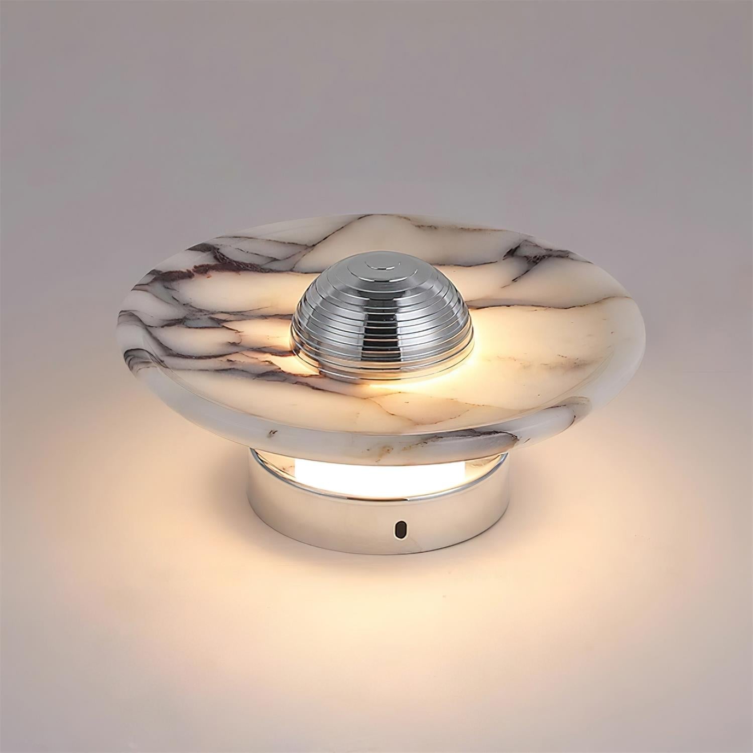 Sfera Applique Murale Moderne LED Disque en Marbre - Neutralighting