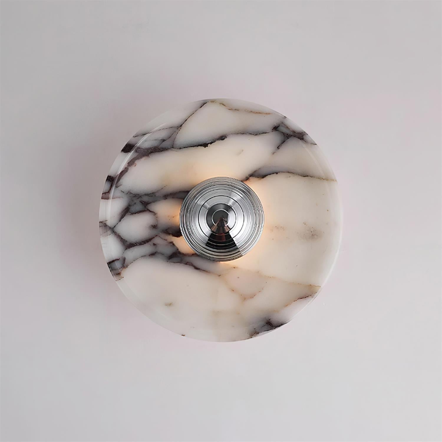 Sfera Applique Murale Moderne LED Disque en Marbre - Neutralighting