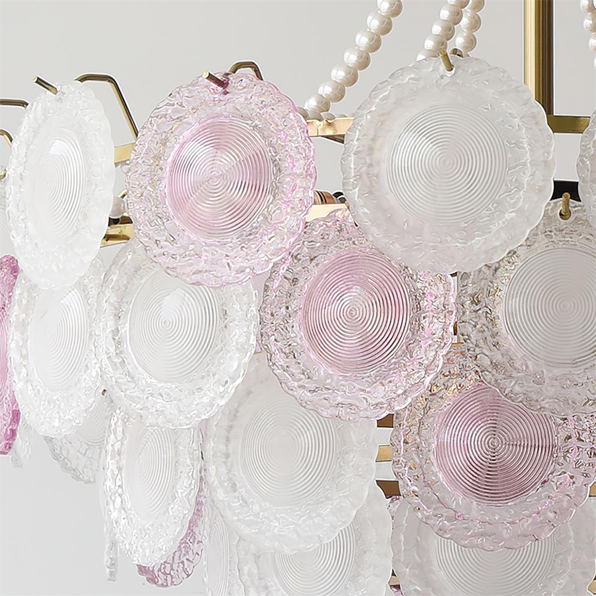 Violaire Lustre Disques Clairs Rose Poudré - Neutralighting